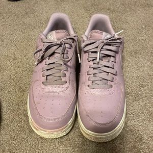 Nike air forces- purple marble soles